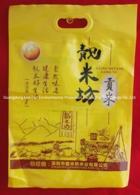 1/2/5/10 Kg Vacuum Nylon Waterproof Rice Packaging Bag with Handle