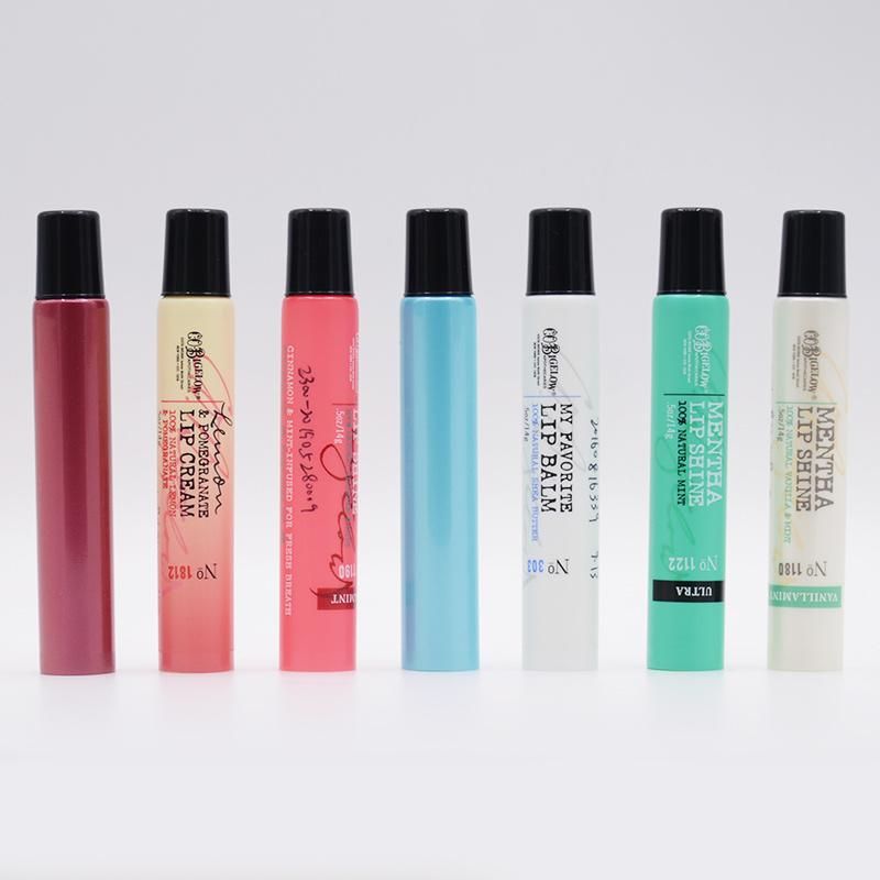 Private Label Lipgloss Squeeze Tubes with Silver Lid