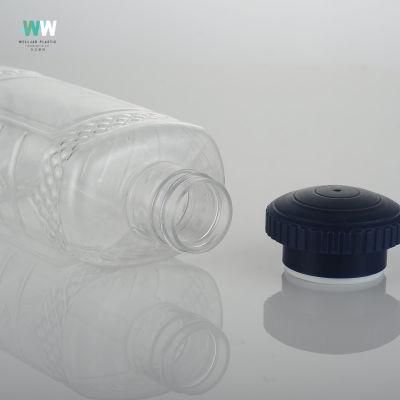 300ml Plastic Pet Shaped Bottle with Fine Screw Cap