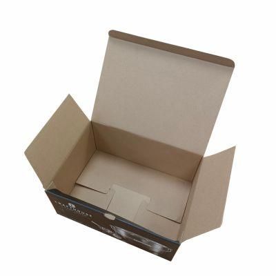 Full Custom Cheap Big Kraft Recycled Corrugated Mailing Box Large Mailer Box Flat Fold Black Shipping Boxes with Logohot Sale Jewelry Box
