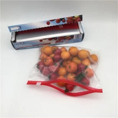 Qingdao Yurui LDPE Slide Zip Lock Plastic Bag Resealable Food Storage Slider Stock Freezer Slide Bag