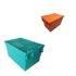 Industrial Plastic Turnover Box Plastic Storage Container for Moving and Storage