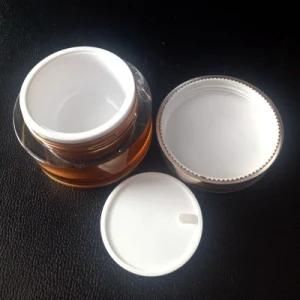 50g Gold Acrylic Round Jar for Cosmetics
