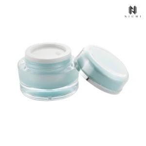 15g/30g/50g Acrylic Cream Jar Round Plastic Cream Jar with Lid Customized Cosmetic Jar