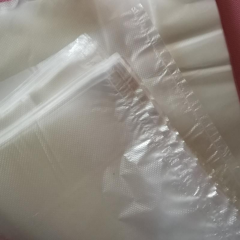 Wholesale Translucent Plastic Retail Bags Handle PE Shopping Bag