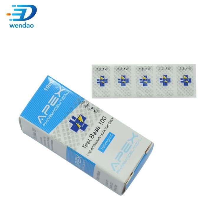 10ml Vial Box Label Wood Machine Label Maker Paper Packaging Label and Boxes