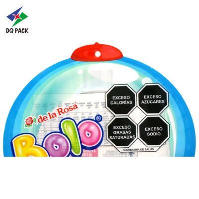 Children Gift Special Shape Three Side Seal Pouch for Candy with Hole