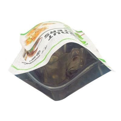 Custom Resealable Aluminum Foil Flat Pouch Laminated Ziplock Plastic Biodegradable Food Packaging Bag