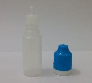 Hot Sale 10ml Plastic E-Liquid Bottles with Childproof Caps for Filling E-Juice