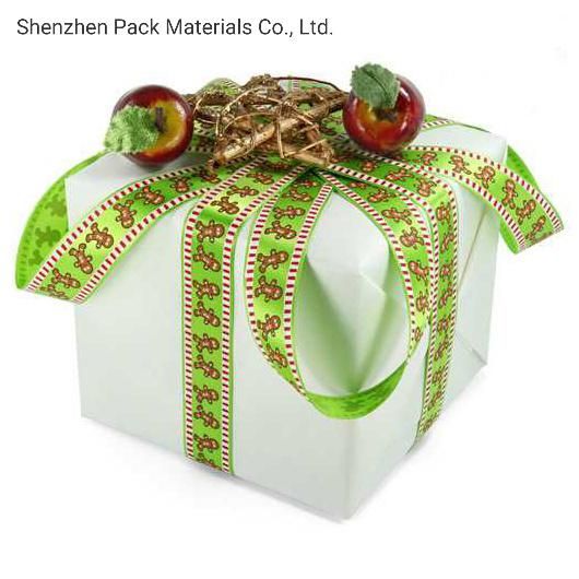 Gift Birthday Christmas Celebration Square Soft Customizable Colorful Tied Boxes with Ribbon