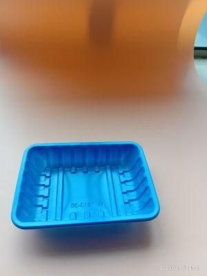 100% Biodegradable Plastic PLA Transparent Food Packaging Tray For Meat Fruits Vegetables