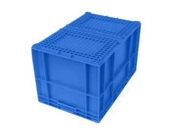 HP5e Plastic Turnover Logistics Container Box HP Standard Auto Parts Logistic Box Durable Opaque Plastic Storage Boxes