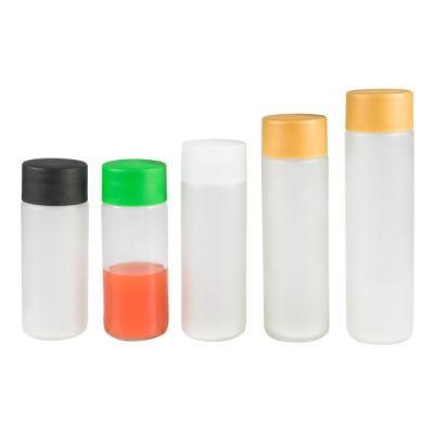 Food Screw Cap Crystal Air Express, Sea Shipping and etc Beverage Glass Water Bottle