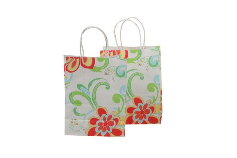 White Paper Bag Crafts for Your Gifts Packaging
