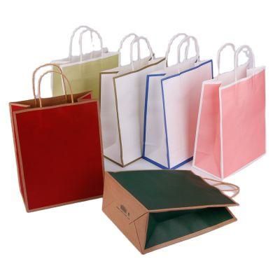Custom Luxury Clothing Garment Packaging Brown Kraft Bags for Free Sample