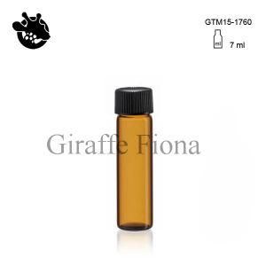 China Supplier 7ml Amber Tubular Glass Container