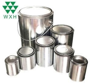 1L Round Container Metal Tin Can for Car Paint Coating