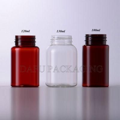 Plastic Products Pet Pill Plastic Pill Capsule Container with Plastic Cap