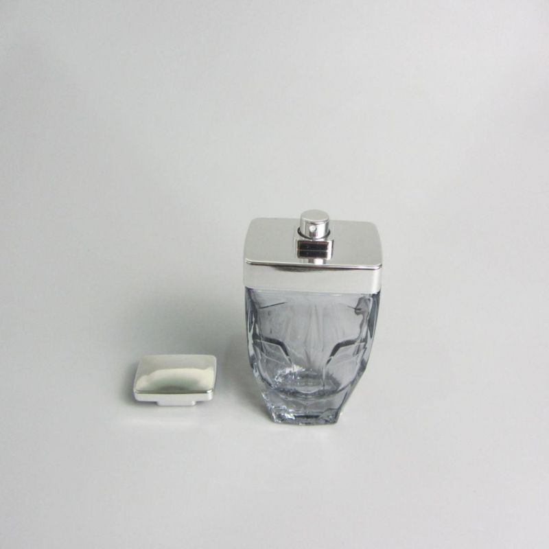 Logo Brand Clear Glass Perfume Bottle for Cosmetic Oil