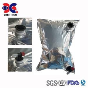 Double Plastic Valves 20L Laminated Materials Aluminum Bag