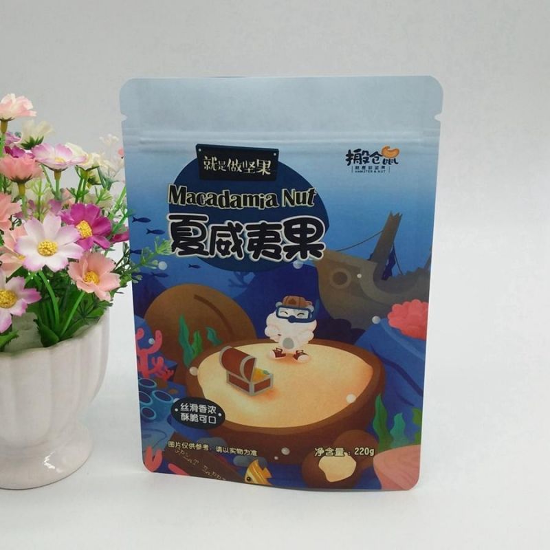 Cookies Packing Zipper Bag Stand up Plastic Bag Food Bag