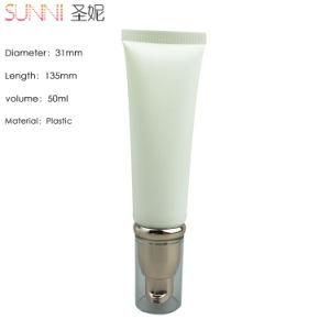 50ml Tube Packing Facial Cream Tube with UV Gold Pump