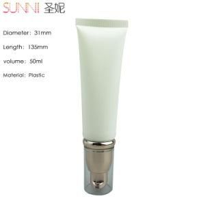 50ml Tube Packing Facial Cream Tube with UV Gold Pump