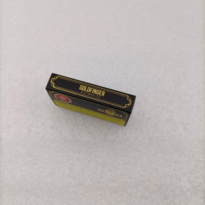 Gold Foil Hot Stamping Match Box for Vape Packging