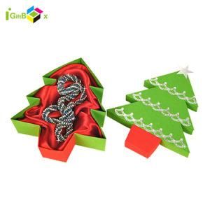 Hot Sale Christmas Star Christmas Tree Shaped Cardboard Product Christmas Packaging Gift Box