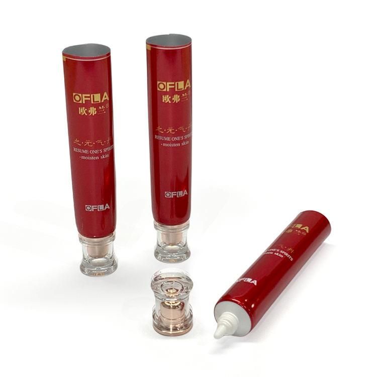 Facial Cleanser Plastic Packaging Tube with Flip Top Cap Cosmetic Tube