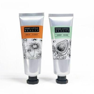 Recyclable Squeeze Cosmetic Packaging Tube Aluminum Collapsible Tube for Hand Cream