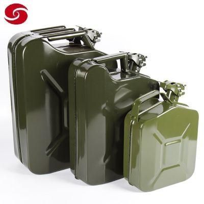 Steel Military Gasoline Fuel Tank Petrol Jerrycan 20 Liter 5 Gallon Gal Oil Jerry Can