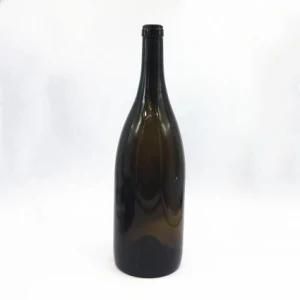 Beverage Liquor Wine Glass Bottles Green Amber 1.5L 1500ml Magnum Champagne Red Wine Glass Bottles Alcohol Bottles with Cork