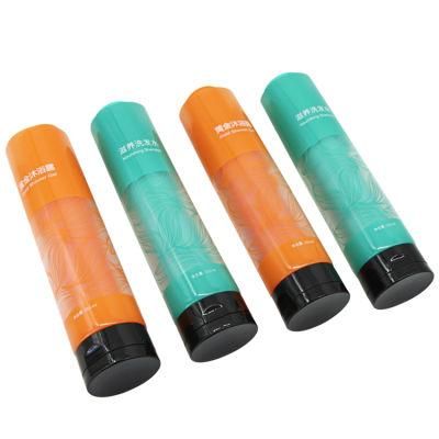 Cosmetic Dual Chamber Tube for Bath Gel Body Lotion Packaging
