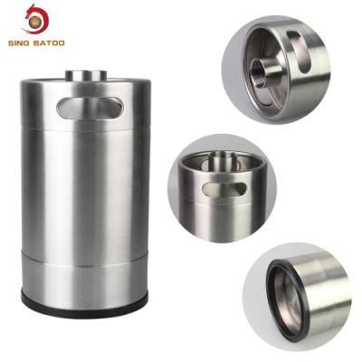 5 Litre Pressure Rated Stainless Mini Beer Barrel Keg 5L