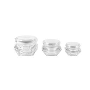 5g 10g 15g 20g 30g PS Mini Diamond Plastic Cosmetics Cream Jar