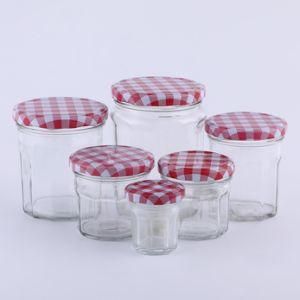 Factory Supply Transparent Empty 100ml 200ml 250ml Customize Glass Food Jar