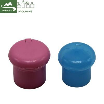 White Plastic Flip Top Cap Non Spill Screw Top Cap for Pet Lotion Bottles