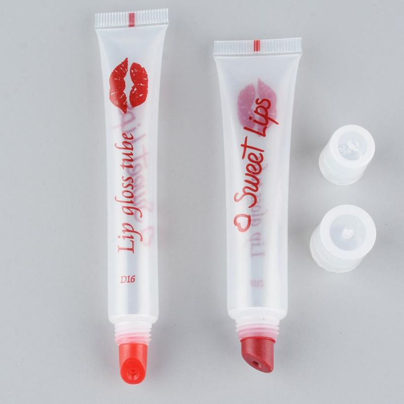 Lip Gloss Container Lipstick Cosmetic Packaging Squeeze Plastic Lipgloss Tube