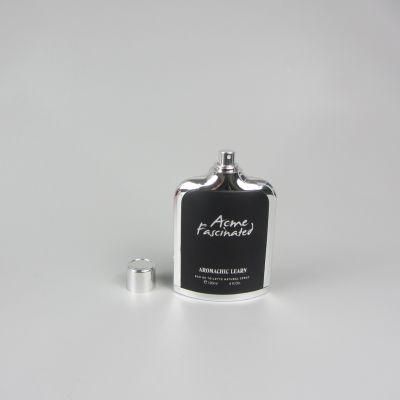 Black Customised Wholesale Sprayer Glass Perfume Bottles with Cap