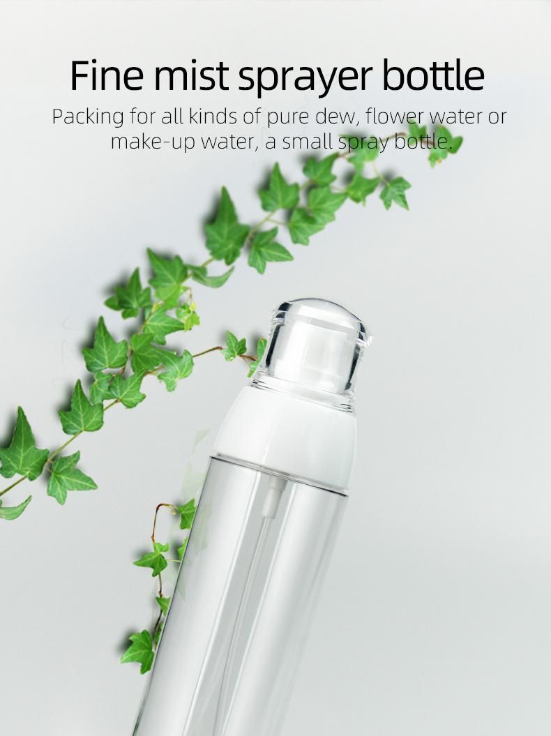 50ml 100ml Plastic Alcohol Disinfection Spray Bottle Skin Care Moisturize Perfume Cosmetic Packaging Bottle