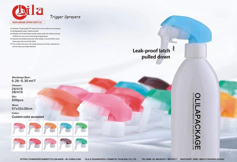 Factory Price 28/410 Plastic Dispenser Bottle Water Trigger Sprayer Head Platstic Pump
