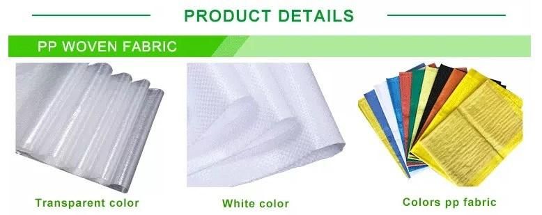 China 100%New PP Woven Rice Bag Laminated Packaging Material Customized Printing Plastic Bag