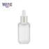 Skincare Packaging PETG 15ml Cosmetic Square Dropper Bottles for Face or Skin
