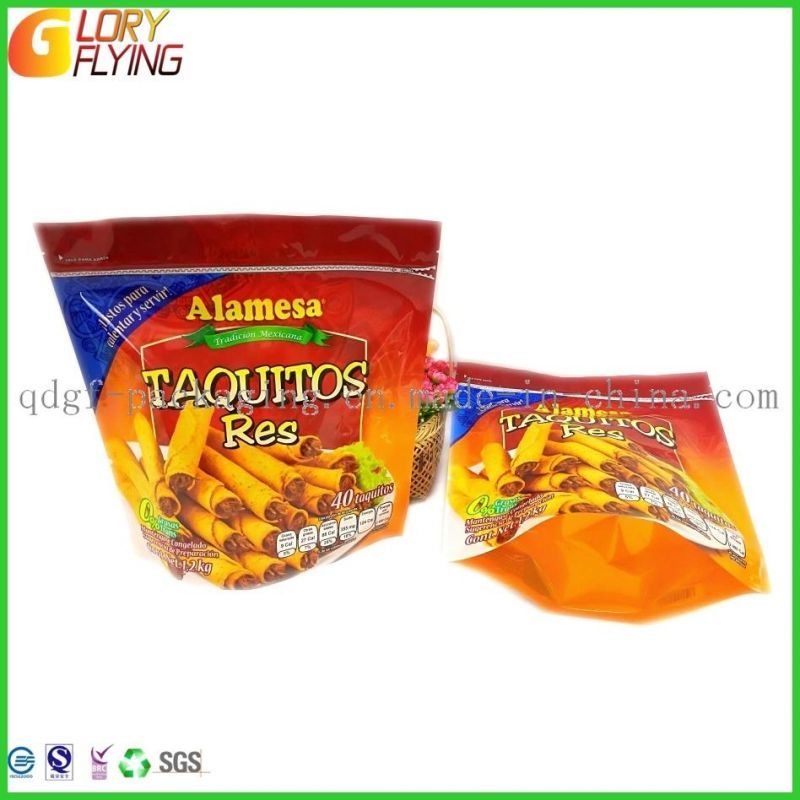 Plastic Packaging Bags with Zip Lock for Food, Snack Packing Bag