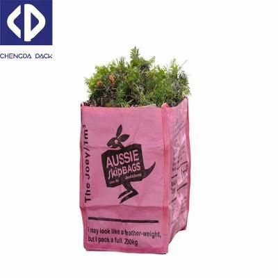 Factory American Australia Market 8&prime; *4&prime; *2.5&prime; Bagster 1 2 3cuyd Dumpster Removal PP Bag