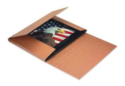 Rigid and Durable Recyclable Kraft Custom Corrugated Carton Cardboard Envelopes Book Mailers