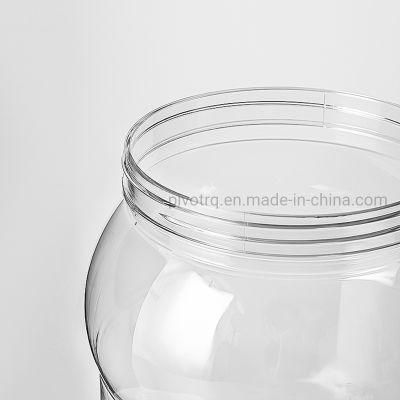 3L Empty Bottle Cookie/Candy/Nuts/Dry Fruit/Grain Clear Food Grade Plastic Pet Jar