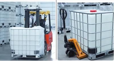 500L Water Container Turnover Package with Steel Frame for Forklift