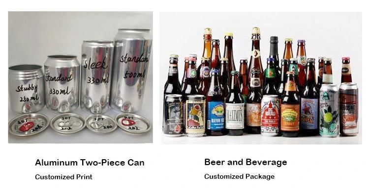 500ml Beer Pet Can Lid and Aluminum Can Ends